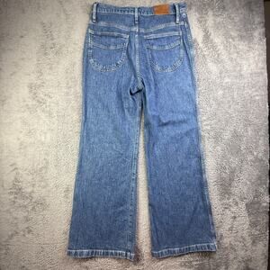 Madewell Medium Blue Wide Leg Jeans